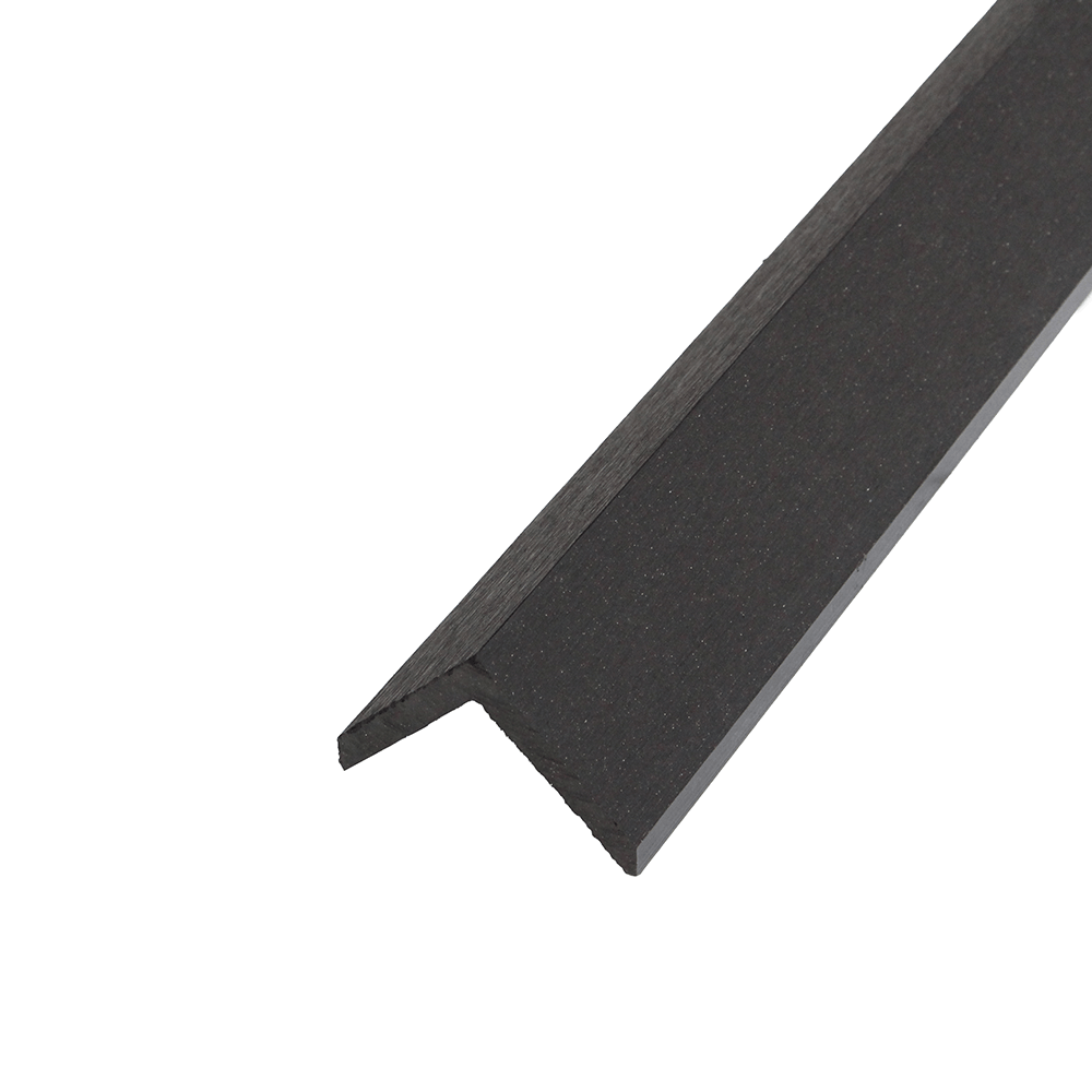 50mm x 50mm Black 3c Traditional Composite Cladding Trim 3.6m Image